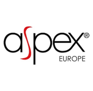 Logo d'Aspex Europe, fournisseur de lunettes de qualité